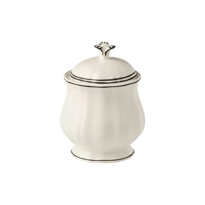 Gien Les Filets | Creamer: Fine earthenware with hand-painted rim and smooth, glazed finish, ideal for milk or cream at your tea or coffee setting | Tableware & Serveware / Creamers & Pitchers | 2Jour Concierge, your luxury lifestyle shop