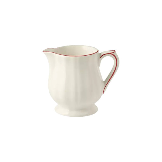 Gien Les Filets | Creamer: Fine earthenware with hand-painted rim and smooth, glazed finish, ideal for milk or cream at your tea or coffee setting | Tableware & Serveware / Creamers & Pitchers | 2Jour Concierge, your luxury lifestyle shop
