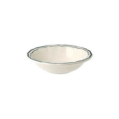 Gien Les Filets | Cereal Bowl: Fine earthenware with hand-painted rim and smooth, glazed finish, ideal for breakfast, fruit, or light fare | Tableware & Serveware / Bowls & Cereal Bowls | 2Jour Concierge, your luxury lifestyle shop