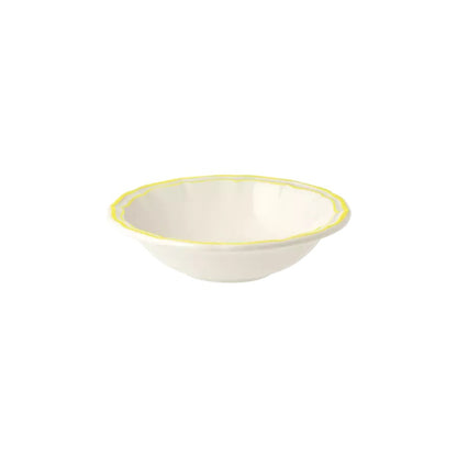 Gien Les Filets | Cereal Bowl: Fine earthenware with hand-painted rim and smooth, glazed finish, ideal for breakfast, fruit, or light fare | Tableware & Serveware / Bowls & Cereal Bowls | 2Jour Concierge, your luxury lifestyle shop