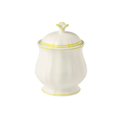 Gien Les Filets | Creamer: Fine earthenware with hand-painted rim and smooth, glazed finish, ideal for milk or cream at your tea or coffee setting | Tableware & Serveware / Creamers & Pitchers | 2Jour Concierge, your luxury lifestyle shop