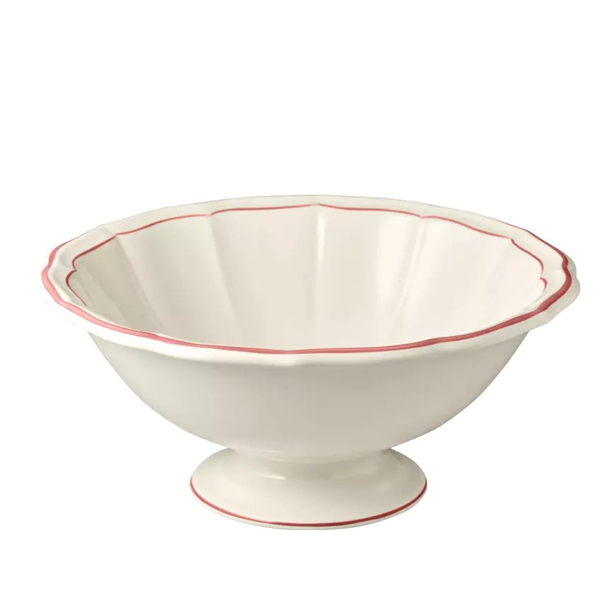 Gien Les Filets | Open Vegetable Bowl: Fine earthenware with hand-painted rim and smooth, glazed finish, ideal for serving vegetables, sides, or salads | Tableware & Serveware / Serving Bowls | 2Jour Concierge, your luxury lifestyle shop