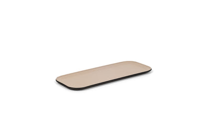 Victor Leather-Covered Trinket Serving Tray, Rectangular