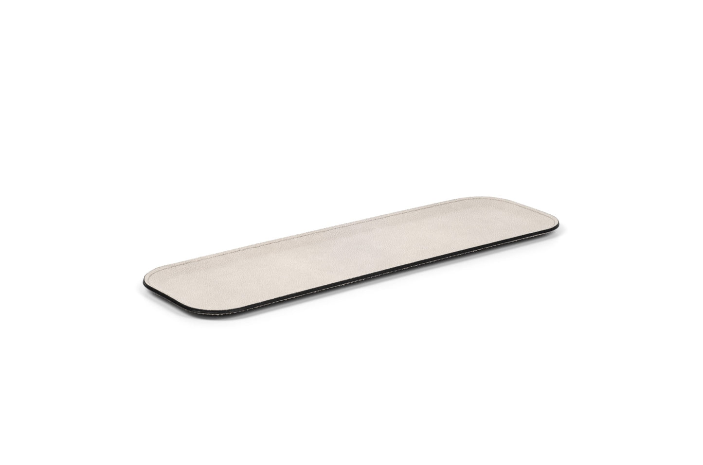 Victor Leather-Covered Trinket Serving Tray, Rectangular