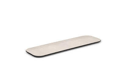 Victor Leather-Covered Trinket Serving Tray, Rectangular