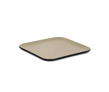 Victor Trinket Serving Tray by Pinetti | Covered in leather | Available in rectangular, square, and round shapes | Home Decor and Serveware | 2Jour Concierge, your luxury lifestyle shop