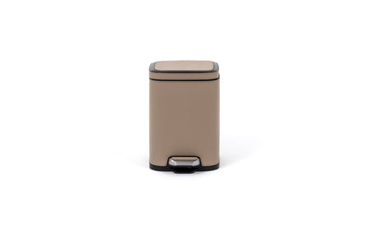 Pinetti | Pedal Bin: Leather-covered metal with soft-close lid and removable inner compartments, available in multiple capacities from 4 to 60 liters, ideal for elevated waste storage with seamless functionality | Home Accessories / Waste Bins | 2Jour Concierge, your luxury lifestyle shop