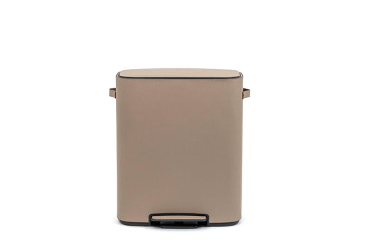 Pinetti | Pedal Bin: Leather-covered metal with soft-close lid and removable inner compartments, available in multiple capacities from 4 to 60 liters, ideal for elevated waste storage with seamless functionality | Home Accessories / Waste Bins | 2Jour Concierge, your luxury lifestyle shop