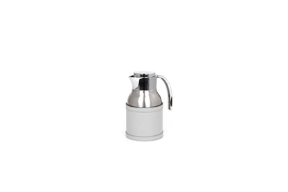 Cindy Thermal Steel Carafe with Removable Leather Cover