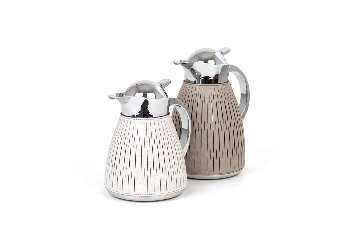 Rose Thermal Steel Carafe with Removable Leather Cover