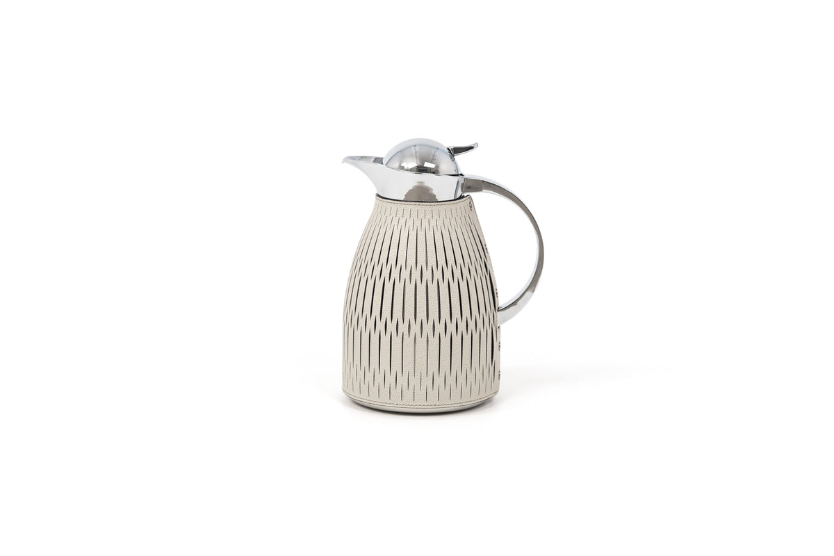 Rose Thermal Steel Carafe with Removable Leather Cover