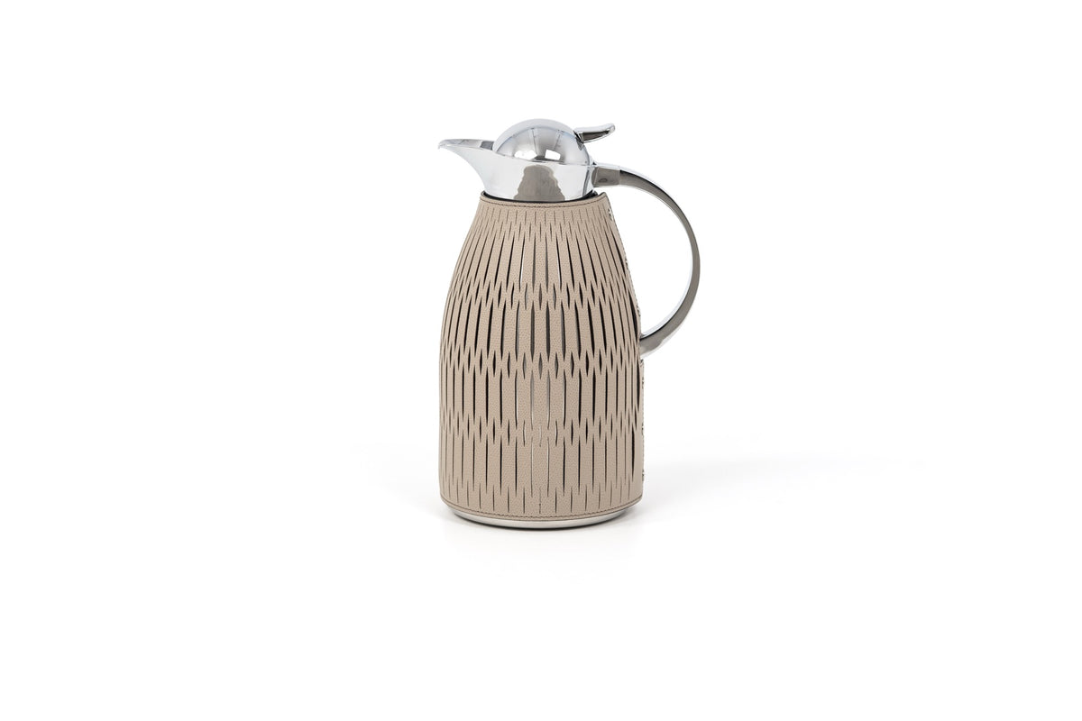 Rose Thermal Steel Carafe with Removable Leather Cover