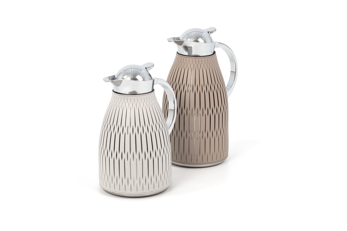 Rose Thermal Steel Carafe with Removable Leather Cover