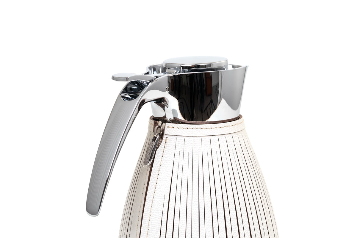 Wendy Thermal Steel Carafe with Removable Leather Cover