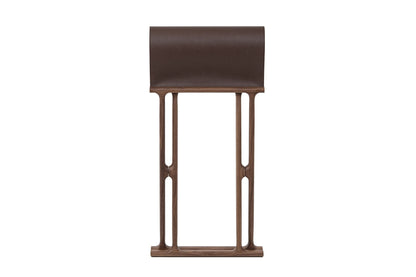 Pinetti Chelsea Folding Stool | Crafted from premium Canaletto walnut wood with a luxurious leather seat | Elegant, foldable design for versatility and style | A sophisticated addition to any space | Home & Furniture | 2Jour Concierge, your luxury lifestyle shop