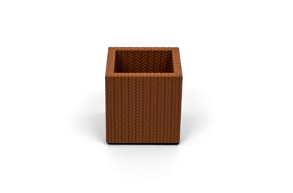 Pinetti Firenze Leather-Covered Wood Pen Cup | Square pen cup holder | Wood structure covered in leather | Part of Firenze Desk set | Discover Luxury Lifestyle Accessories at 2Jour Concierge, #1 luxury high-end gift & lifestyle shop