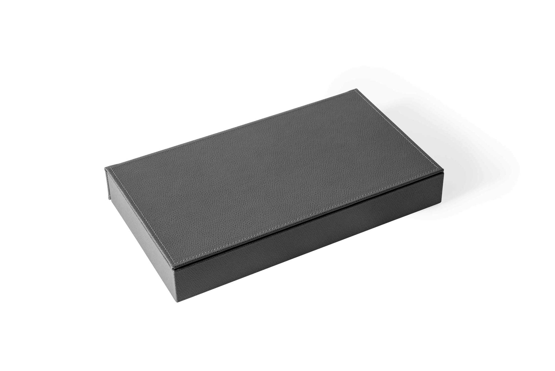 Pinetti Firenze Rectangular Leather-Covered Wood Trinket Box | Big rectangular trinket box with lid | Wood structure covered in leather | Explore Luxury Lifestyle Accessories at 2Jour Concierge, #1 luxury high-end gift & lifestyle shop