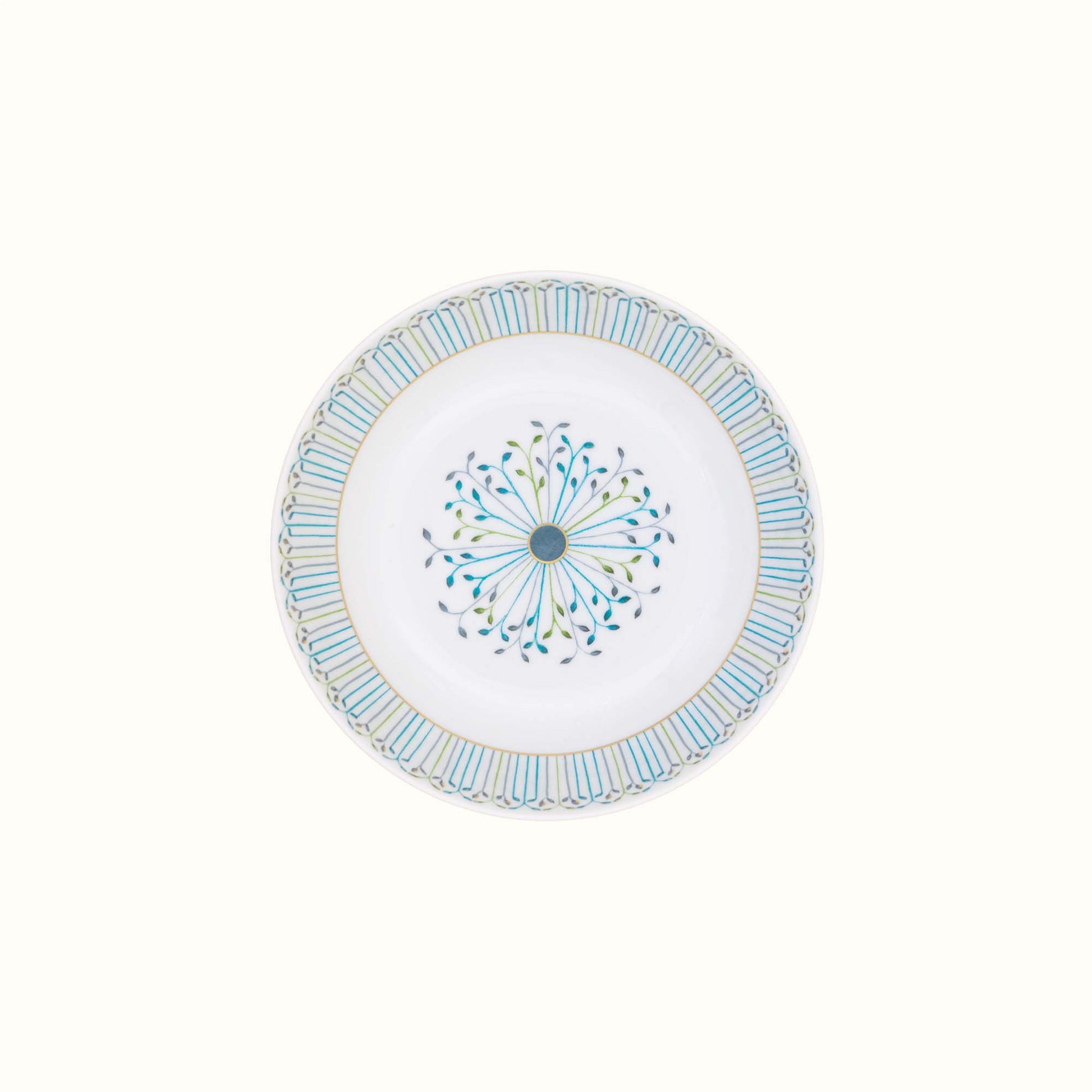 Robert Haviland & C. Parlon Jardin de Louise | Cereal Bowl: Fine Limoges porcelain with fan motif and smooth, glazed finish, ideal for cereals, granola, or breakfast service | Tableware & Serveware / Bowls | 2Jour Concierge, your luxury lifestyle shop