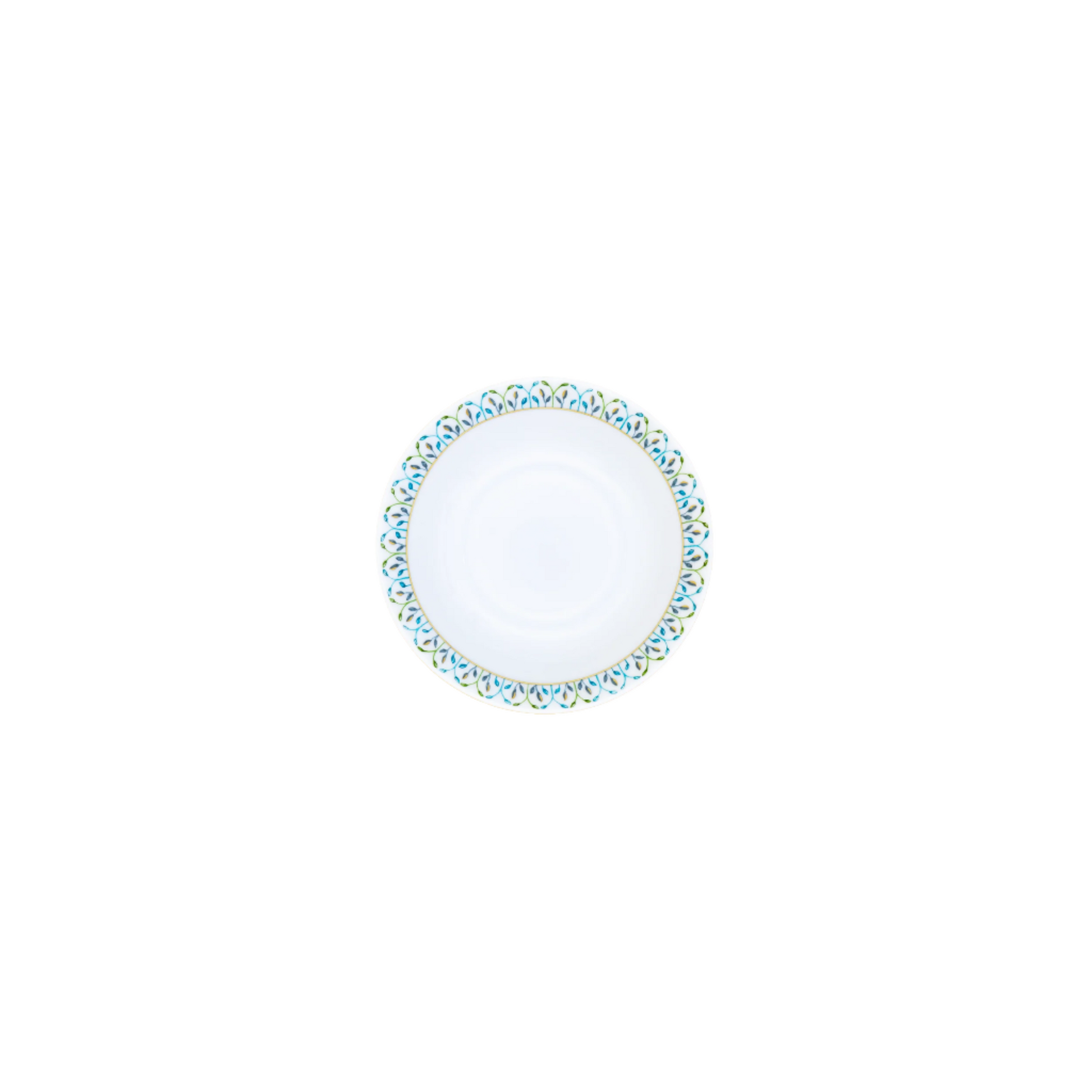 Robert Haviland & C. Parlon Jardin de Louise | Fruit Saucer: Fine Limoges porcelain with fan motif and smooth, glazed finish, perfect for fruits, desserts, or tasting portions | Tableware & Serveware / Bowls | 2Jour Concierge, your luxury lifestyle shop