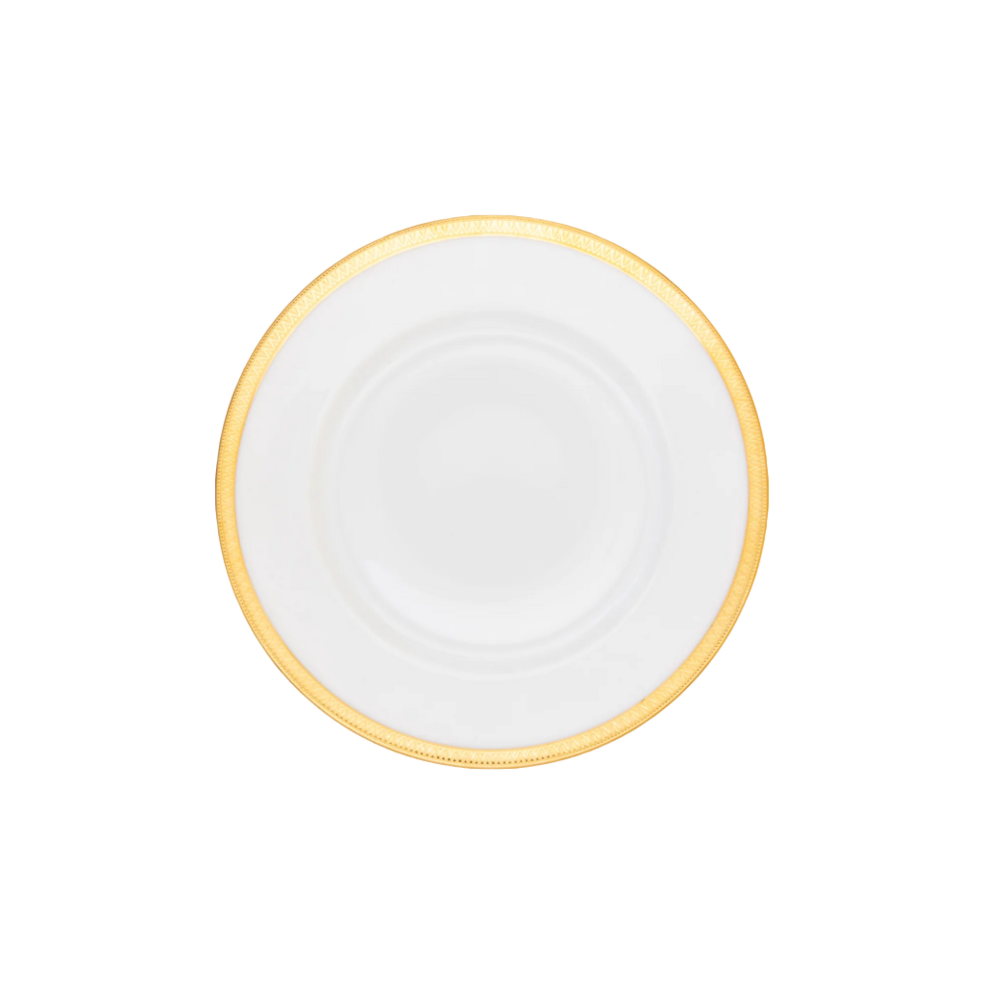Haviland Parlon Malmaison | Dinner Plate: Fine Limoges porcelain with decorative border motif and smooth, glazed finish, ideal for serving main courses in a refined setting | Tableware & Serveware / Plates | 2Jour Concierge, your luxury lifestyle shop