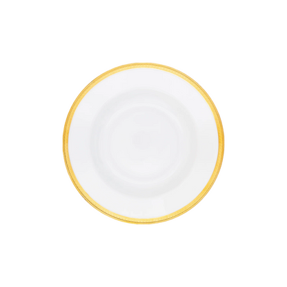 Haviland Parlon Malmaison | Rim Soup Plate: Fine Limoges porcelain with decorative border motif and smooth, glazed finish, ideal for soups and broths served with refinement | Tableware & Serveware / Soup Plates | 2Jour Concierge, your luxury lifestyle shop