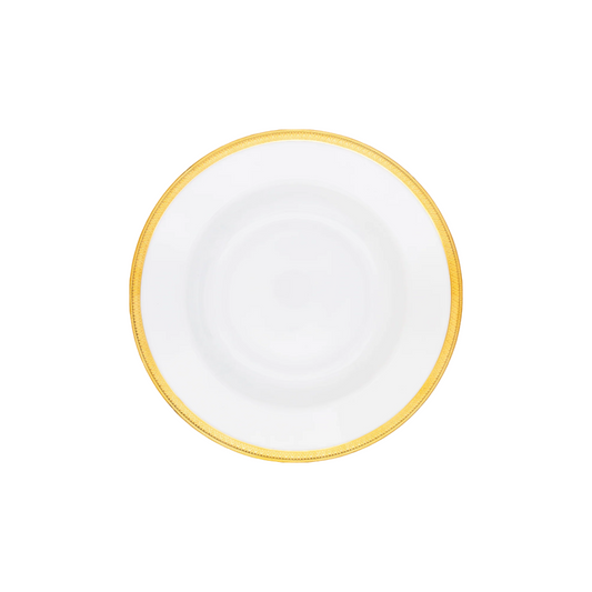 Haviland Parlon Malmaison | Rim Soup Plate: Fine Limoges porcelain with decorative border motif and smooth, glazed finish, ideal for soups and broths served with refinement | Tableware & Serveware / Soup Plates | 2Jour Concierge, your luxury lifestyle shop