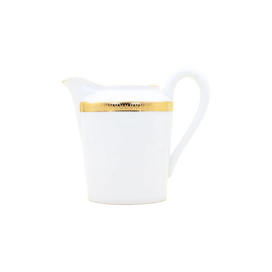 Haviland Parlon Malmaison | Cream Jug: Fine Limoges porcelain with decorative border motif and smooth, glazed finish, ideal for cream or milk service with tea or coffee | Tableware & Serveware / Creamers & Pitchers | 2Jour Concierge, your luxury lifestyle shop