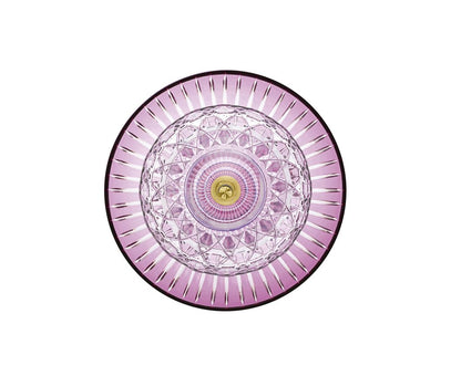 Royal Cup IP44 Sconce by Saint-Louis | Available in golden finish or chrome-plated finish | Small sconce with crystal cup in clear, chartreuse-green, amethyst, or sky-blue | IP44 standard for bathroom, covered outdoor, and boat use | Blown and cut at Saint-Louis-lès-Bitche in Moselle, France | Collection: ROYAL | Design: TIMELESS | Replaceable light source by end-user | Home Lighting and Sconces | 2Jour Concierge, your luxury lifestyle shop