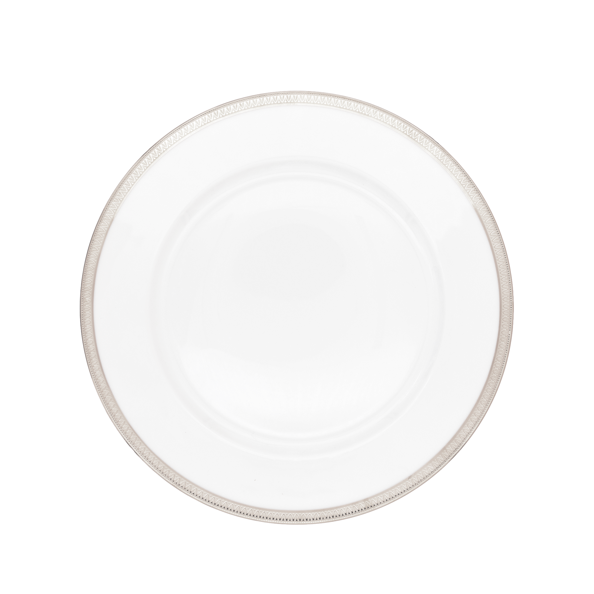 Haviland Parlon Malmaison | Buffet Plate: Fine Limoges porcelain with decorative border motif and smooth, glazed finish, ideal for elegant entrée presentation or as a charger plate | Tableware & Serveware / Plates | 2Jour Concierge, your luxury lifestyle shop