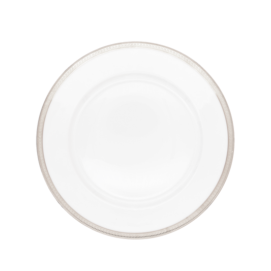 Haviland Parlon Malmaison | Buffet Plate: Fine Limoges porcelain with decorative border motif and smooth, glazed finish, ideal for elegant entrée presentation or as a charger plate | Tableware & Serveware / Plates | 2Jour Concierge, your luxury lifestyle shop