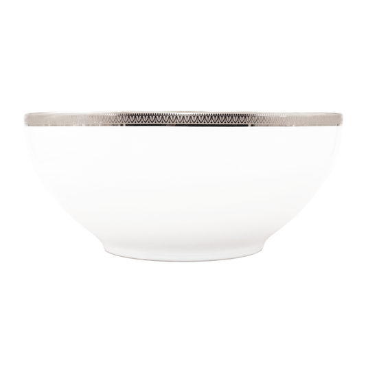 Haviland Parlon Malmaison | Salad Bowl: Fine Limoges porcelain with decorative border motif and smooth, glazed finish, ideal for serving salads or fresh fruit at the table | Tableware & Serveware / Bowls | 2Jour Concierge, your luxury lifestyle shop
