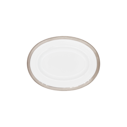 Haviland Parlon Malmaison | Relish Platter: Fine Limoges porcelain with decorative border motif and smooth, glazed finish, perfect for hors d’oeuvres, canapés, or small accompaniments | Tableware & Serveware / Serving Dishes | 2Jour Concierge, your luxury lifestyle shop