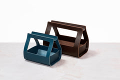 Copenhagen Saddle Leather Storage Basket