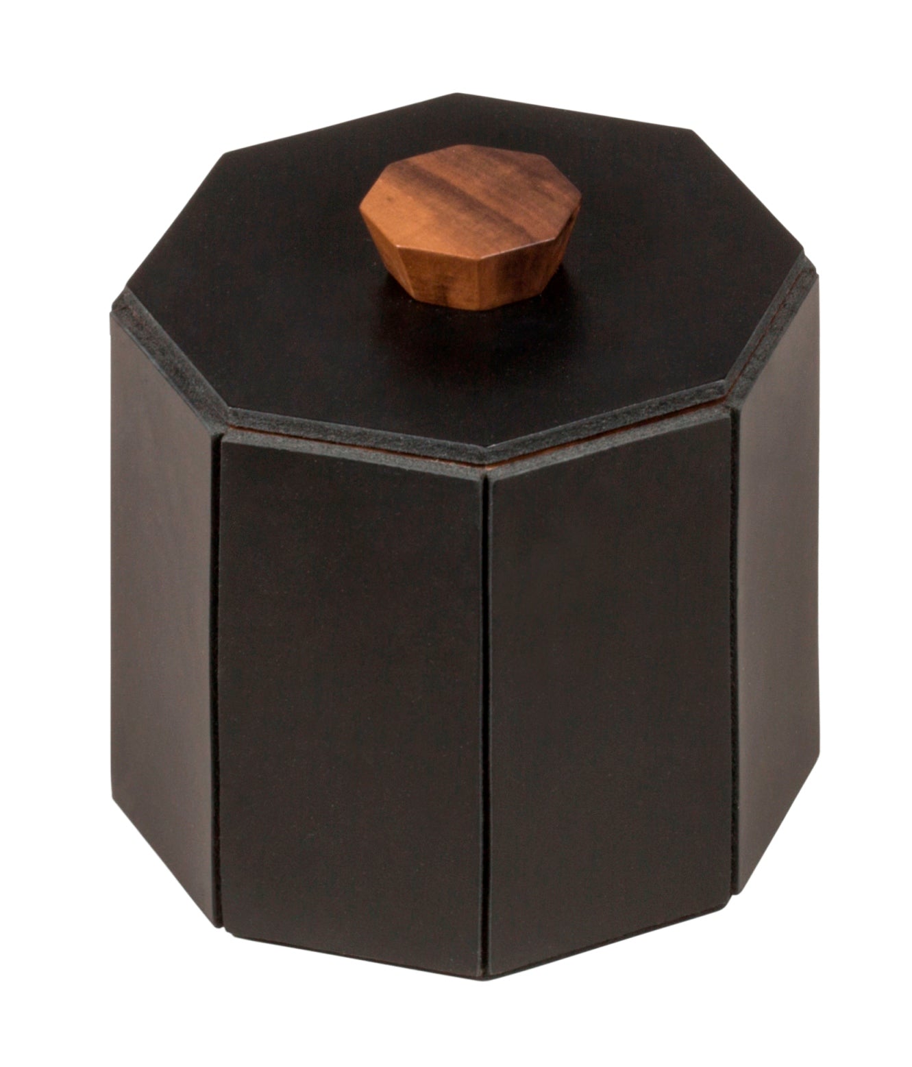 Coste Saddle Leather and Walnut Trinket Box