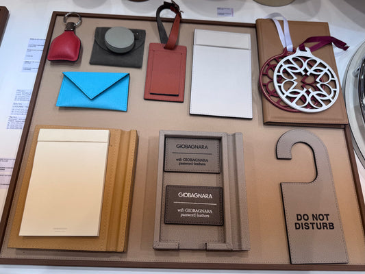 Heavy Leather-Covered Wood Notepad