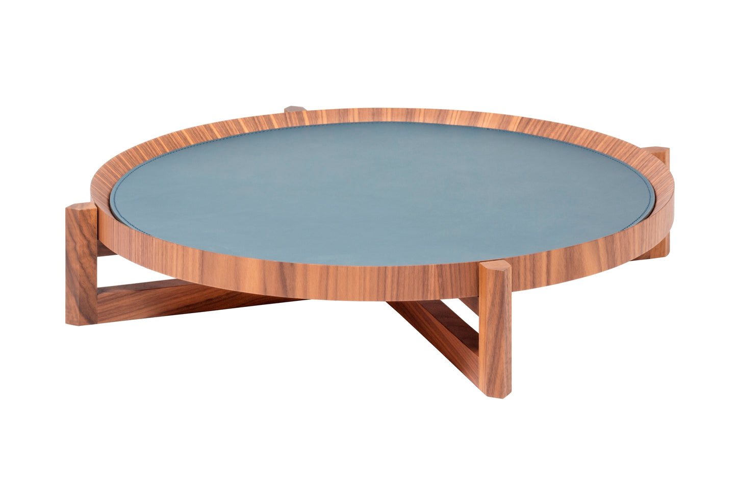 Rabitti 1969 Aliante Tray | Wood structure with a removable top leather placemat | Designed by Simone Fanciullacci | Elegant and versatile design | Home Decor and Serveware | 2Jour Concierge, your luxury lifestyle shop