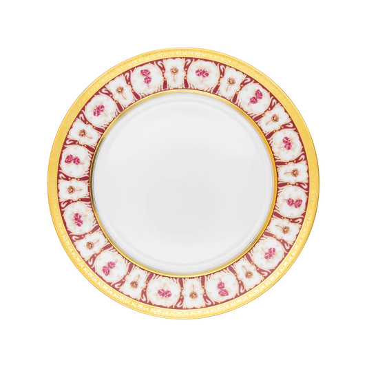 Haviland Parlon Roses d’Or | Dinner Plate: Fine Limoges porcelain with floral and scroll motif and smooth, glazed finish, perfect for main course service with timeless French refinement | Tableware & Serveware / Plates | 2Jour Concierge, your luxury lifestyle shop