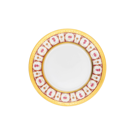 Haviland Parlon Roses d’Or | Dessert Plate: Fine Limoges porcelain with floral and scroll motif and smooth, glazed finish, ideal for desserts, pastries, or cheese course service | Tableware & Serveware / Plates | 2Jour Concierge, your luxury lifestyle shop