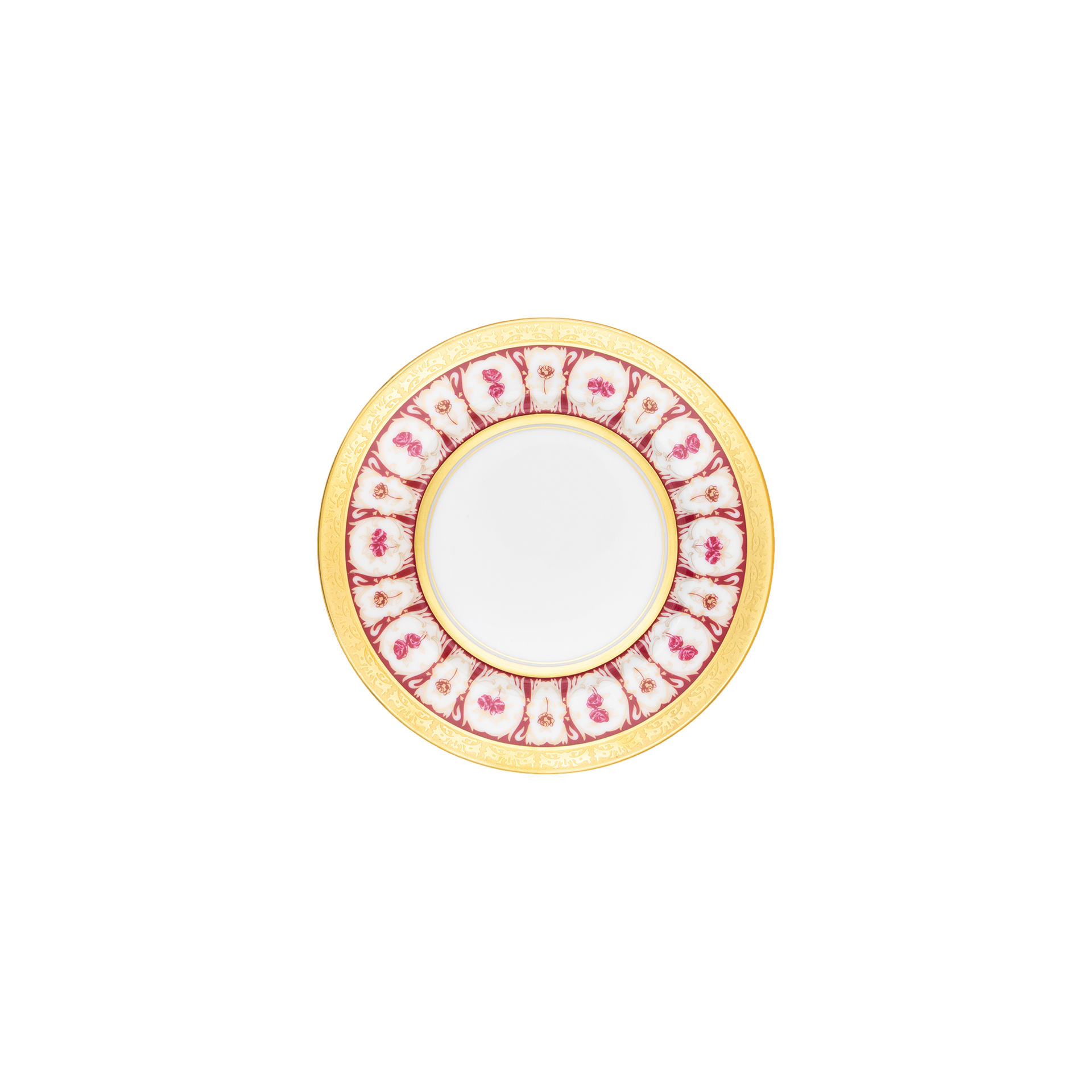 Haviland Parlon Roses d’Or | Bread & Butter Plate: Fine Limoges porcelain with floral and scroll motif and smooth, glazed finish, perfect for individual bread service or small accompaniments | Tableware & Serveware / Plates | 2Jour Concierge, your luxury lifestyle shop