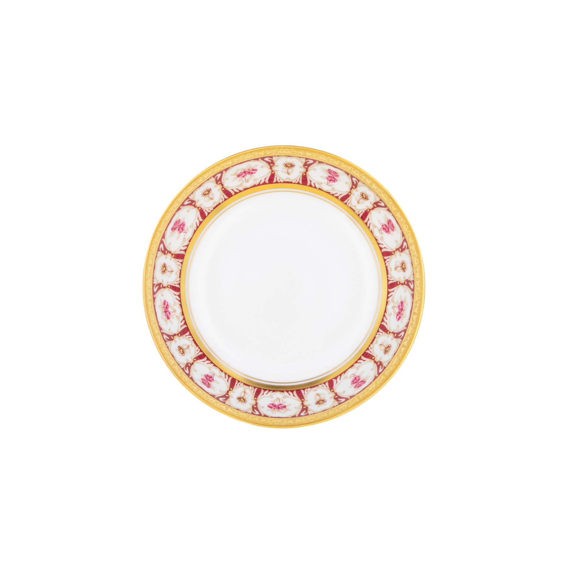 Haviland Parlon Roses d’Or | Coup Soup Plate: Fine Limoges porcelain with floral and scroll motif and smooth, glazed finish, perfect for bisques, risottos, or refined plated starters | Tableware & Serveware / Soup Plates | 2Jour Concierge, your luxury lifestyle shop