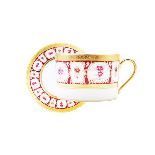 Buffetteller aus Limoges-Porzellan der Marke Syracuse Rose