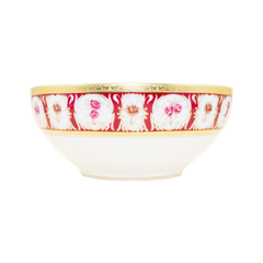 Roses d’Or Limoges Porcelain Salad Bowl