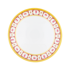 Roses d’Or Limoges Porcelain Flat Tart Dish, Round
