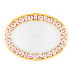 Roses d’Or Limoges Porcelain Oval Platter