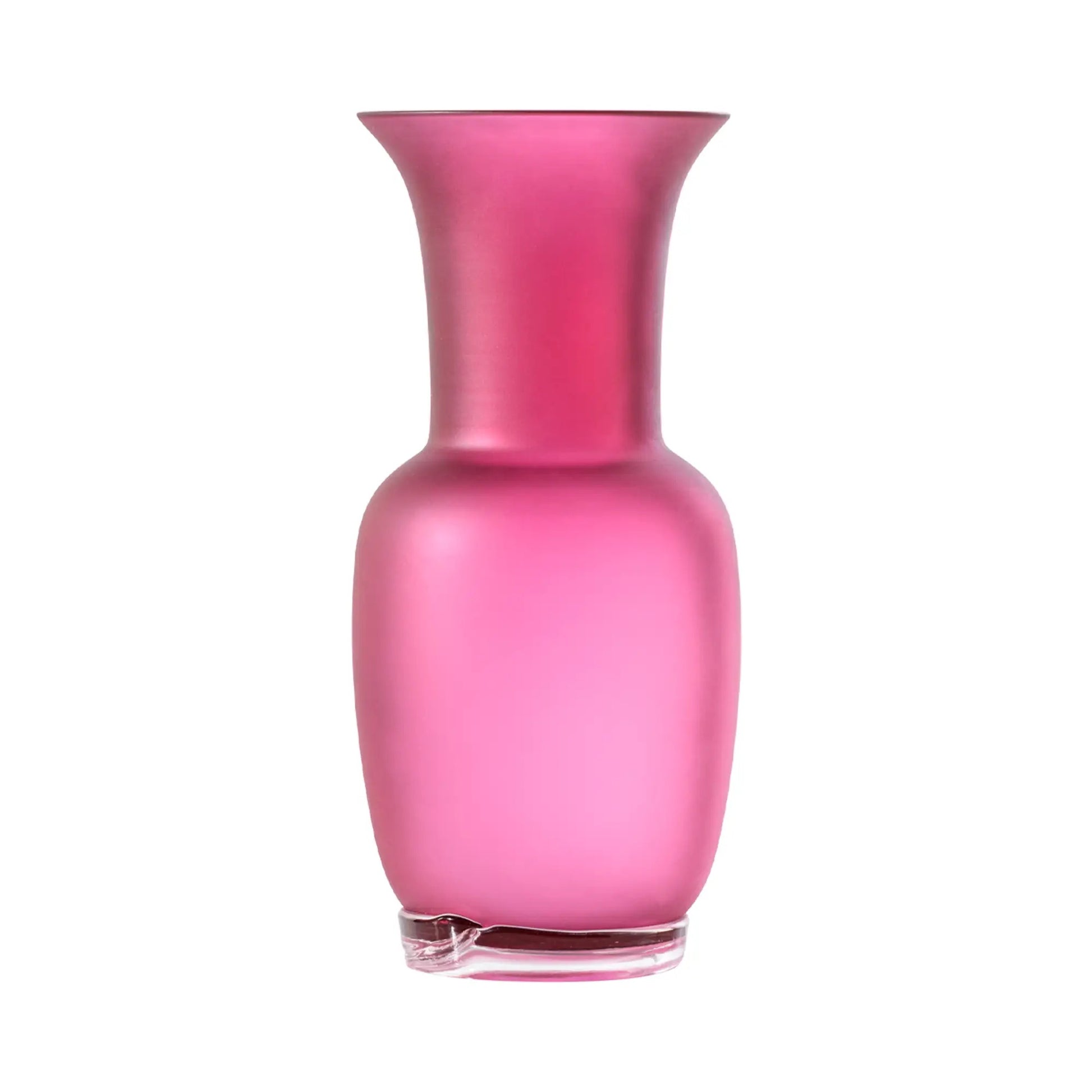 Opalino Murano Glass Vase by Venini | Handmade blown glass vase known for its purity, essential lines, and sophisticated colors | Available in matte or glossy, opale or transparent finishes | Exhibited worldwide for over ninety years | Home Decor Vases | 2Jour Concierge, your luxury lifestyle shop