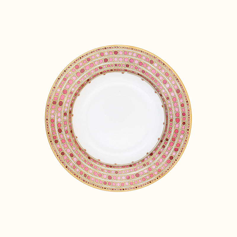 Robert Haviland & C. Parlon Syracuse Rose Dessert Plate | 21.5 cm Limoges porcelain dessert plate adorned with a subtle rose and pink pattern for sweet courses | Tableware & Dinnerware | 2Jour Concierge, your luxury lifestyle shop