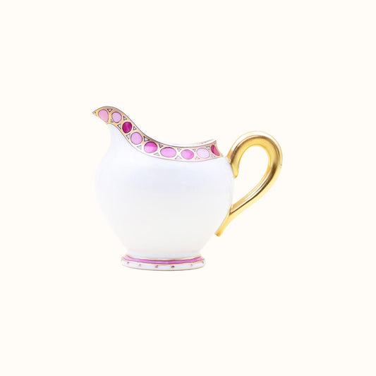 Robert Haviland & C. Parlon Syracuse Rose Cream Jug | Limoges porcelain cream jug adorned with the signature rose-and-pink motif and gilded handle for refined milk service | Tableware & Drinkware / Coffee & Tea Service | 2Jour Concierge, your luxury lifestyle shop