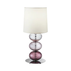 Abat-Jour Table Lamp with Blown Murano Glass Elements