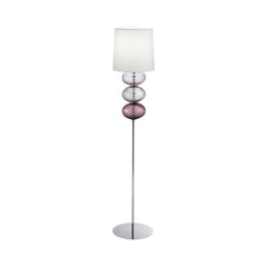 Abat-Jour Murano Glass Floor Lamp with Blown Glass Elements