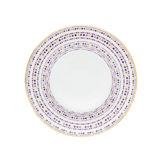 Robert Haviland & C. Parlon Villa Toscana | Dinner Plate: Fine Limoges porcelain with geometric border motif and smooth, glazed finish, ideal for serving main courses with modern refinement | Tableware & Serveware / Plates | 2Jour Concierge, your luxury lifestyle shop